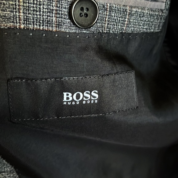Hugo Boss Super 130 Blazer Charcoal  Size 40 R - Picture 2 of 15